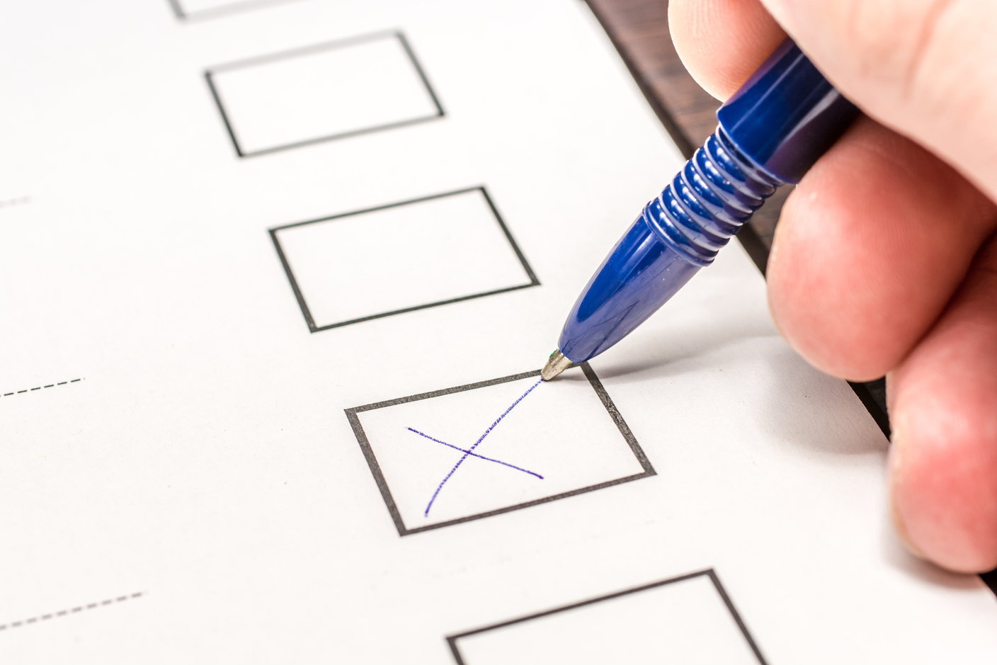 With a pen a cross is made to the vote With a pen a cross is made to the vote