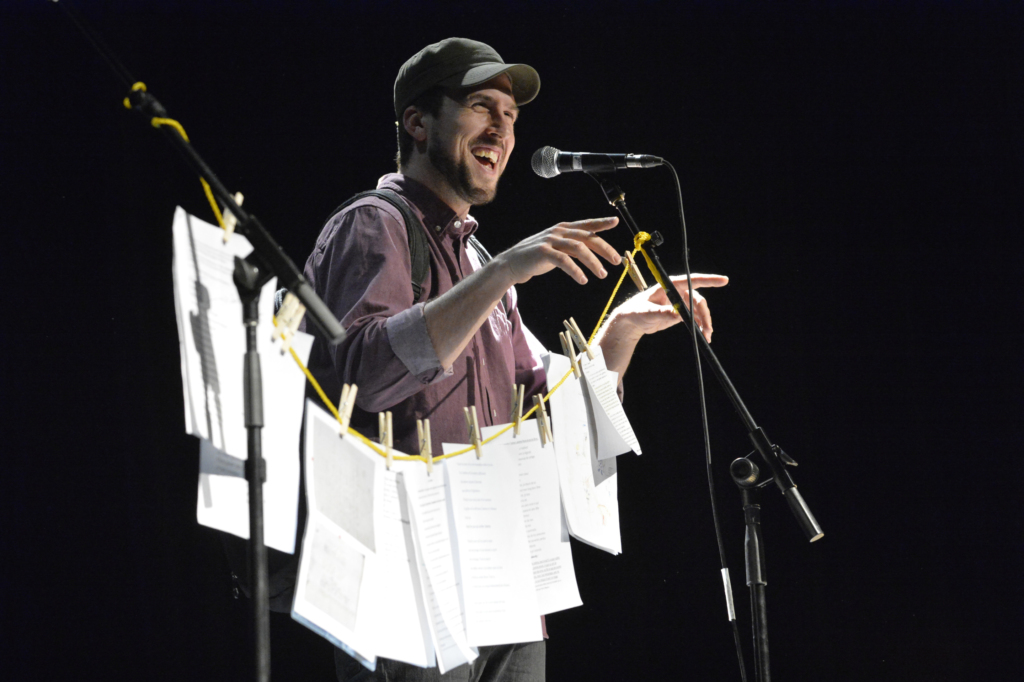 Crédit Photo: Maxime Picard
Journaliste: Camille
Nouveau spectacle de David Goudreault à la Salle du Parvis